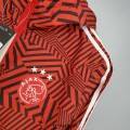 Ajax Vestes Coupe Vent Red Stripes 2021/2022