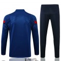 Atletico De Madrid Sweat Entrainement Blue + Pantalon Navy 2021/2022