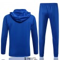 Barcelona Veste Capuche Blue + Pantalon Blue 2021/2022