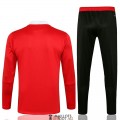 Bayern Munich Sweat Entrainement Red II + Pantalon Black II 2021/2022