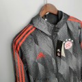 Bayern Munich Vestes Coupe Vent Black Pattern 2021/2022