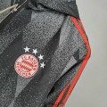 Bayern Munich Vestes Coupe Vent Black Pattern 2021/2022