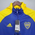 Boca Juniors Vestes Coupe Vent Blue Yellow 2021/2022