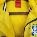 Bresil Vestes Coupe Vent Yellow Blue II 2021/2022