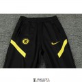 Chelsea Sweat Entrainement Black Yellow + Pantalon 2021/2022