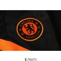 Chelsea Sweat Entrainement Blue Black + Pantalon Black 2021/2022