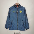 Inter Milan Vestes Coupe Vent Blue Camouflage 2021/2022
