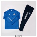 Leicester City Sweat Entrainement Blue + Pantalon Navy 2021/2022