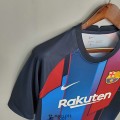 Maillot Barcelona Training Blue Red II 2021/2022