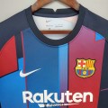 Maillot Barcelona Training Blue Red II 2021/2022