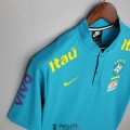 Maillot Bresil Training Blue II 2021/2022