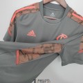 Maillot Flamengo Training Grey Red 2021/2022