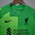 Maillot Liverpool Enfant Gardien De But Green 2021/2022