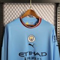 Maillot Manches Longues Manchester City Domicile 2022/2023