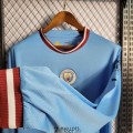 Maillot Manches Longues Manchester City Domicile 2022/2023