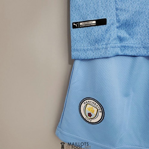 Boutique Maillot de Foot Manchester City Enfant Domicile 2021/22/22  Personnalisés Pas Cher