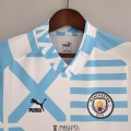 Maillot Manchester City Pre Match Blue White 2022/2023