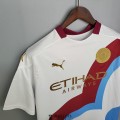 Maillot Manchester City Training Red White Blue 2021/2022