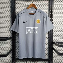 Maillot Manchester United Gardien De But Grey Retro 2007/2008