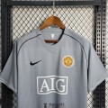 acheter Maillot Manchester United Gardien De But Grey Retro 2007/2008