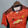 Maillot Manchester United Gardien De But Orange 2021/2022