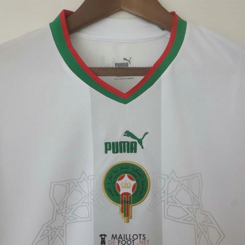 Maillot Maroc extérieur blanc 2022-2023