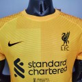 Maillot Match Liverpool Gardien De But Yellow 2021/2022