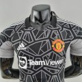 Maillot Match Manchester United Gardien De But Black 2022/2023