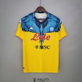 Maillot Napoli Kappa x Marcelo Burlon Yellow 2021/2022