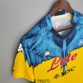 Maillot Napoli Kappa x Marcelo Burlon Yellow 2021/2022