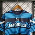 Maillot Olympique Marseille Training Suit Blue I 2022/2023