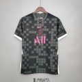 Maillot PSG Black Grey Pink 2021/2022