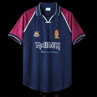 Maillot West Ham United x Iron Maiden Retro Blue 1999/2001