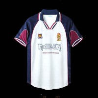 Maillot West Ham United x Iron Maiden Retro White 1999/2001