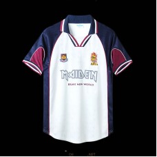 Maillot West Ham United x Iron Maiden Retro White 1999/2001