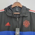 Manchester United Vestes Coupe Vent Black Blue II 2022/2023
