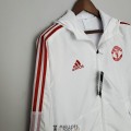 Manchester United Vestes Coupe Vent White I 2022/2023