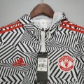 Manchester United Vestes Coupe Vent White Stripes 2021/2022