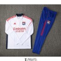 Olympique Lyonnais Sweat Entrainement White + Pantalon Blue 2021/2022