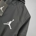 PSG x JORDAN Vestes Coupe Vent Black White 2021/2022