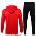 PSG x Jordan Sweat Capuche Red + Pantalon Black 2021/2022