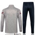 PSG x Jordan Veste Grey Spots + Pantalon Navy 2021/2022