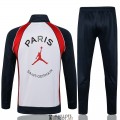 PSG x Jordan Veste White Navy + Pantalon Navy 2021/2022