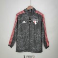Sao Paulo FC Vestes Coupe Vent Black Pattern 2021/2022