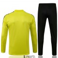 Sport Club Internacional Sweat Entrainement Yellow + Pantalon Black 2021/2022