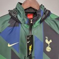 Tottenham Hotspur Vestes Coupe Vent Green Pattern 2021/2022