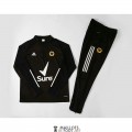 Wolves Sweat Entrainement Black + Pantalon Black 2021/2022