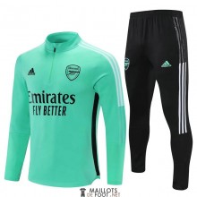 Arsenal Sweat Entrainement Green + Pantalon Black 2021/2022