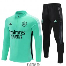Arsenal Sweat Entrainement Green + Pantalon Black 2021/2022