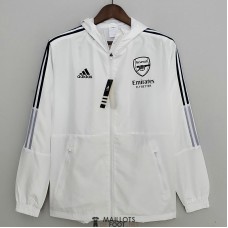 Arsenal Vestes Coupe Vent White I 2022/2023